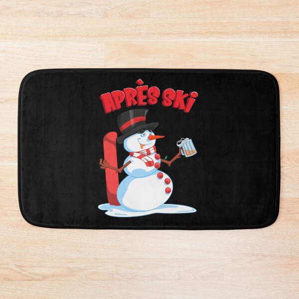 Item preview, Drunken Snowman - Apres Ski Winter Skiing Lodge designed and sold by anziehend.