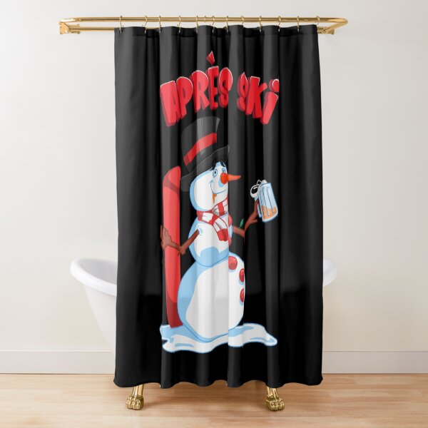 Item preview, Drunken Snowman - Apres Ski Winter Skiing Lodge designed and sold by anziehend.