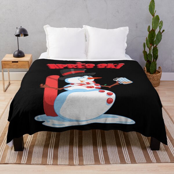 Item preview, Drunken Snowman - Apres Ski Winter Skiing Lodge designed and sold by anziehend.