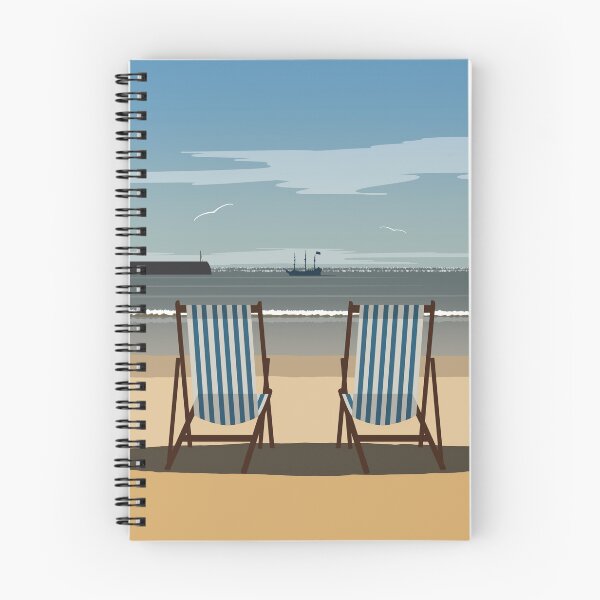 Item preview, Deckchairs at Scarborough designed and sold by Richard O'Neill Art.