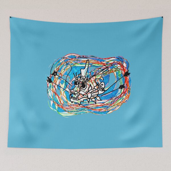 Item preview, Abstract Dragon Kite designed and sold by WanderingMogwai.