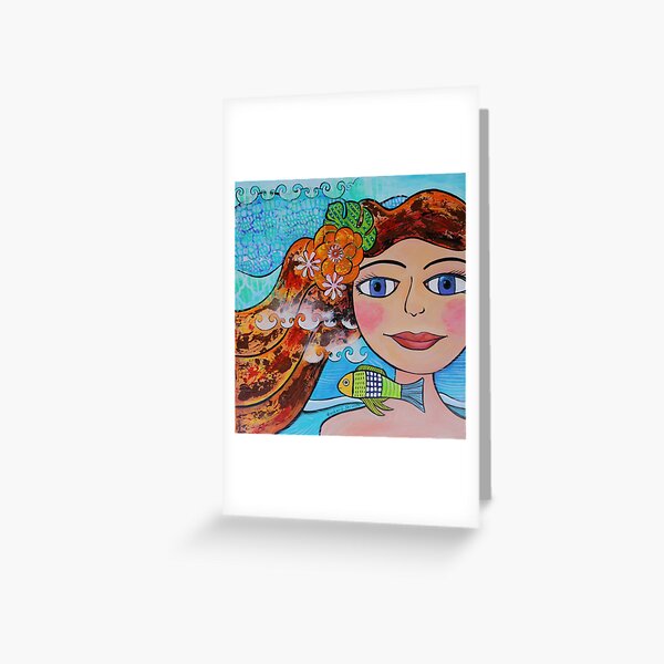 Beach Girl Greeting Card