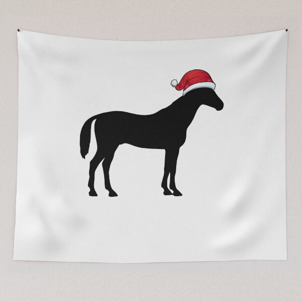 Item preview, horse christmas riding gift funny Santa hat Arab designed and sold by Levin-Wirp.