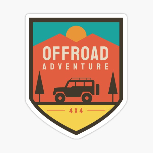 Offroad Adventure Sticker