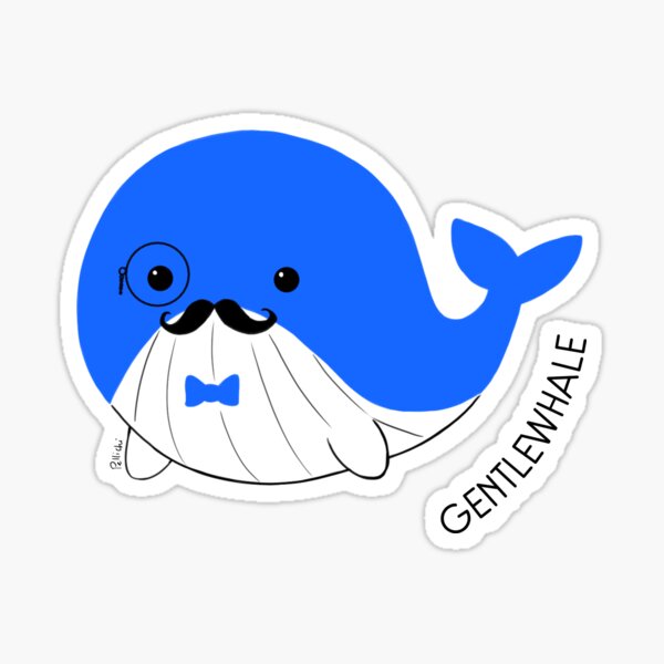 Gentlewhale Sticker