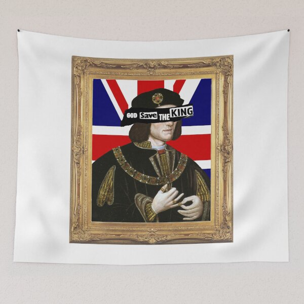 Item preview, King Ricard III - God Save The King (Framed) designed and sold by MandWthings.
