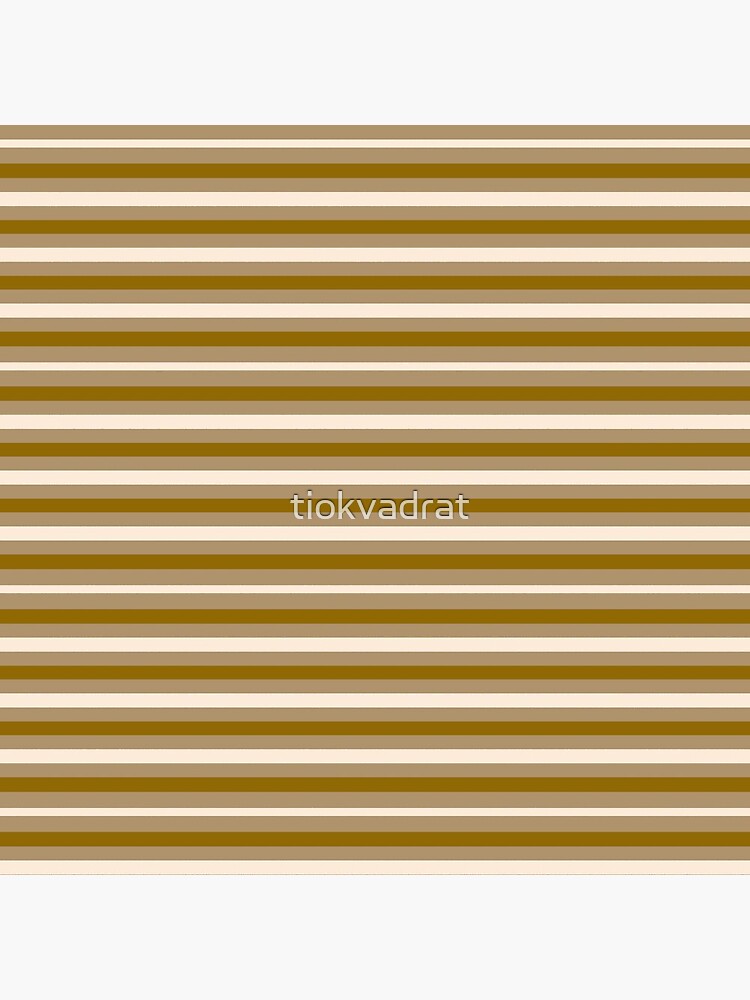 Dinner Stripes - Yellow Orange by tiokvadrat