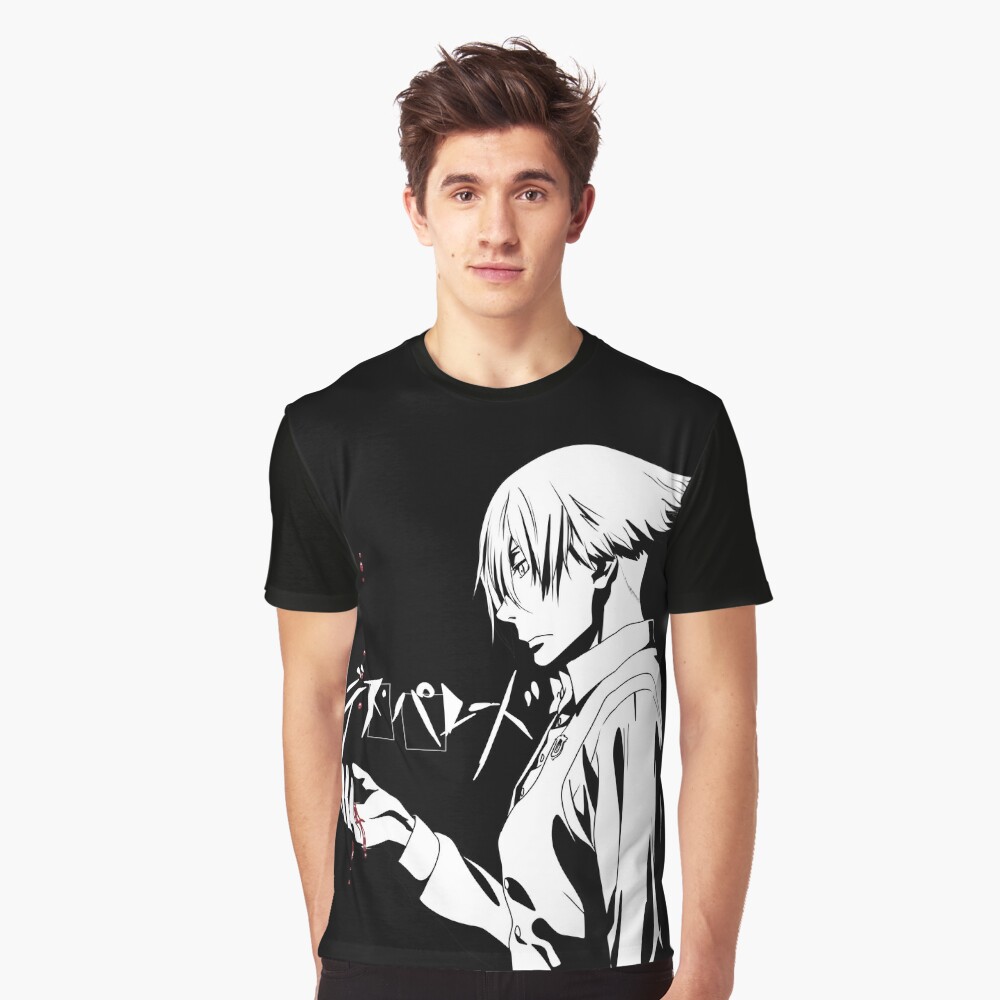 Decim manga longa t camisa decim quindecim anime arte bartender death  parade death parade decim legal olho terno gravata borboleta - AliExpress