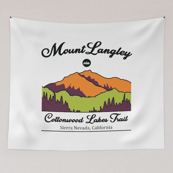 Item preview, Mount Langley via Cottonwood Lakes Trail - Sierra Nevada, California designed and sold by Moritz Schwäble.