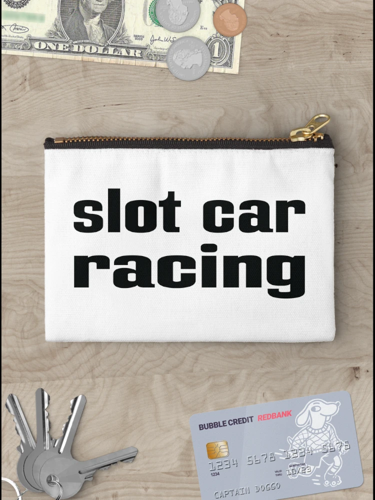 Thumbnail 3 of 4, Zipper Pouch, Slot Car Racing designed and sold by ProjectX23.
