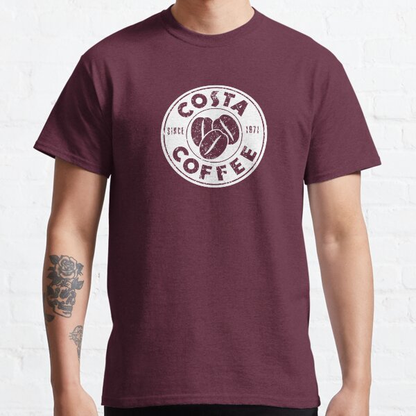 Costa UK Coffee Chain Logo design Classic T-Shirt
