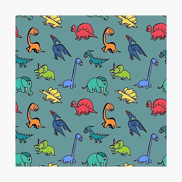 Artikel-Vorschau von Dinosaurier Dinosaur Dino Dinos Muster Socken, designt und verkauft von Trenddesigns24.
