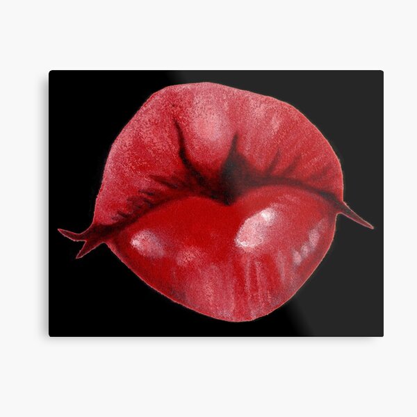 Puckered Lips (Donald Trump) Metal Print