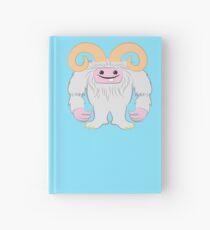 White toothy yeti Hardcover Journal