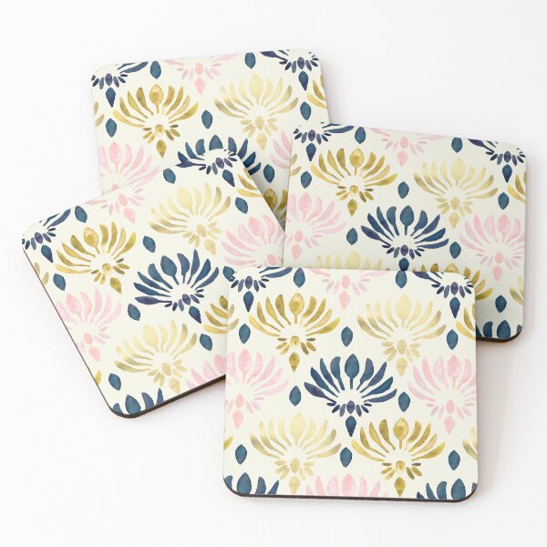 Item preview, Stylized Watercolor Lotus Pattern designed and sold by Tangerine-Tane.