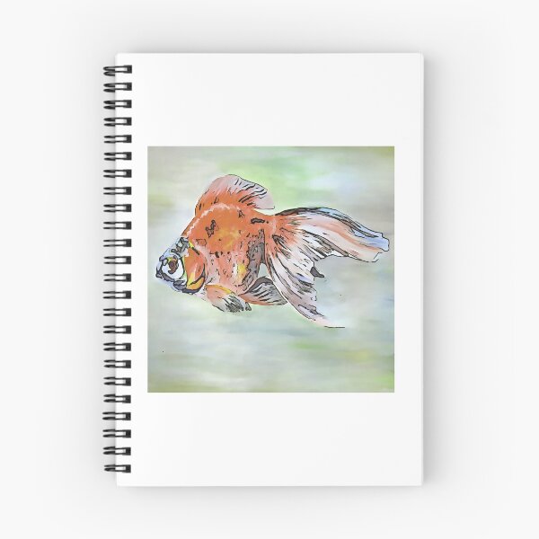Artikelvorschau, Ryukin-Goldfisch-Acrylmalerei im Cartoon-Stil entworfen und verkauft von taiche.