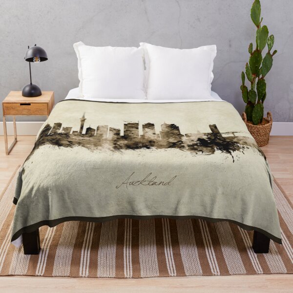Item preview, Auckland New Zealand Skyline designed and sold by ArtPrints.