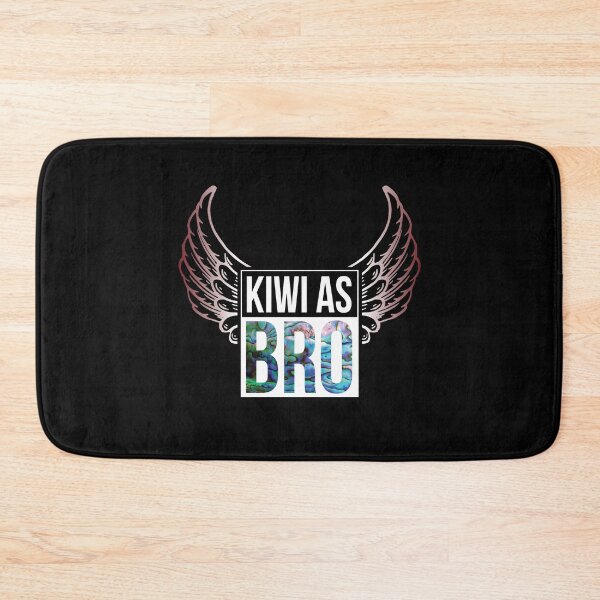 Item preview, NEW ZEALAND: KIWI AS BRO WINGS designed and sold by Madjack Tees Kiwi SuperStore.