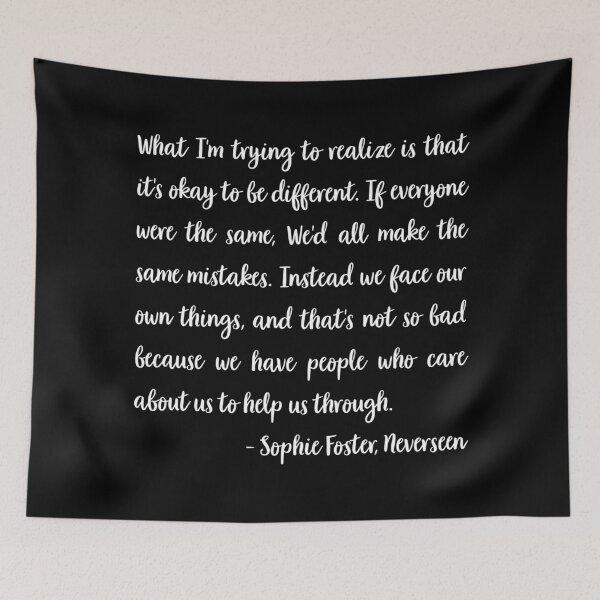 Item preview, Sophie Foster Quote designed and sold by corbrand.