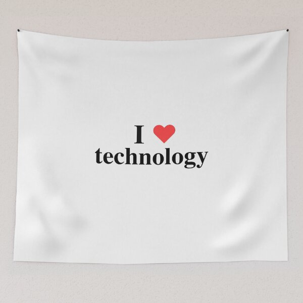 Item preview, I love technology - classic 2000's movie reference  designed and sold by blueversion.