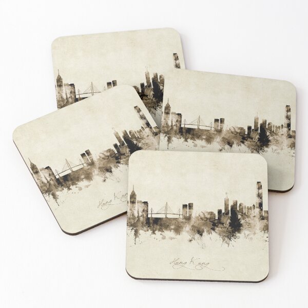Artikelvorschau, Hong Kong Skyline entworfen und verkauft von ArtPrints.