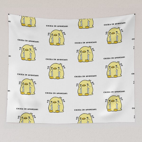 Item preview, Cries in spanish meme designed and sold by TextyQuotes.
