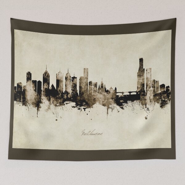 Item preview, Melbourne Australia Skyline designed and sold by ArtPrints.