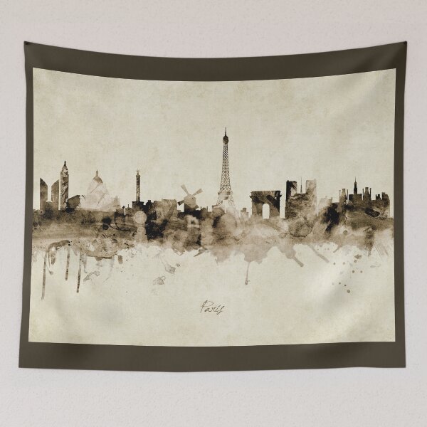 Item preview, Paris France Skyline designed and sold by ArtPrints.