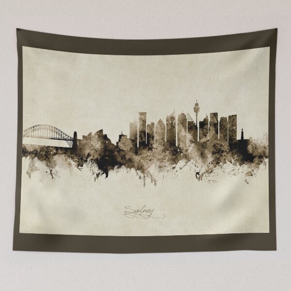 Item preview, Sydney Australia Skyline designed and sold by ArtPrints.