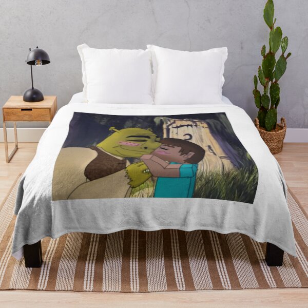 Item preview, Steve y Shrek en un abrazo lujurioso designed and sold by ramennoodlesexe.