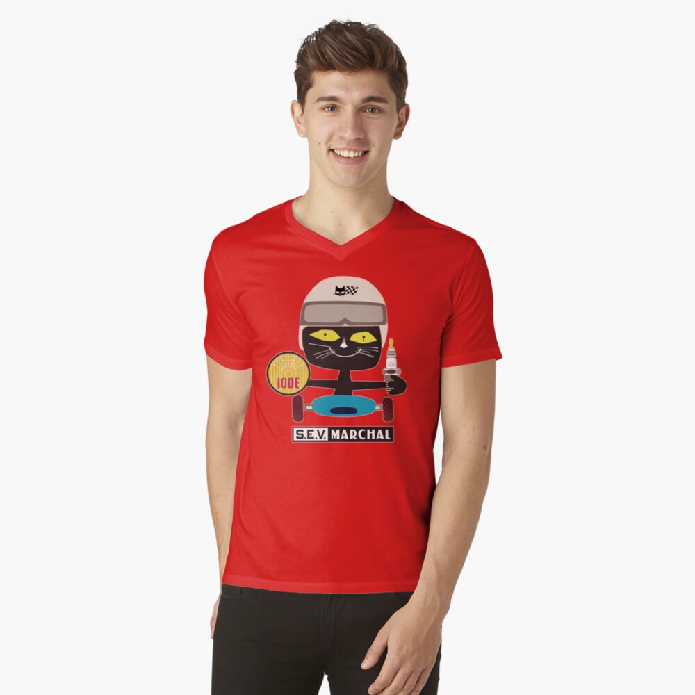 Item preview, V-Neck T-Shirt designed and sold by monsieurspot.