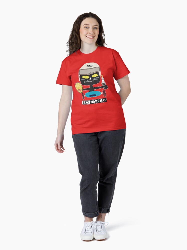 Thumbnail 4 of 7, Classic T-Shirt, S.E.V Marchal le chat designed and sold by monsieurspot.