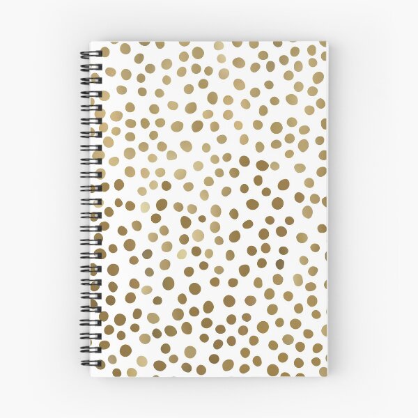 Item preview, Christmas Gold and White Polka Dots designed and sold by meggydesigns.