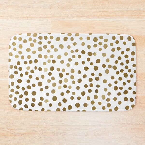 Item preview, Christmas Gold and White Polka Dots designed and sold by meggydesigns.