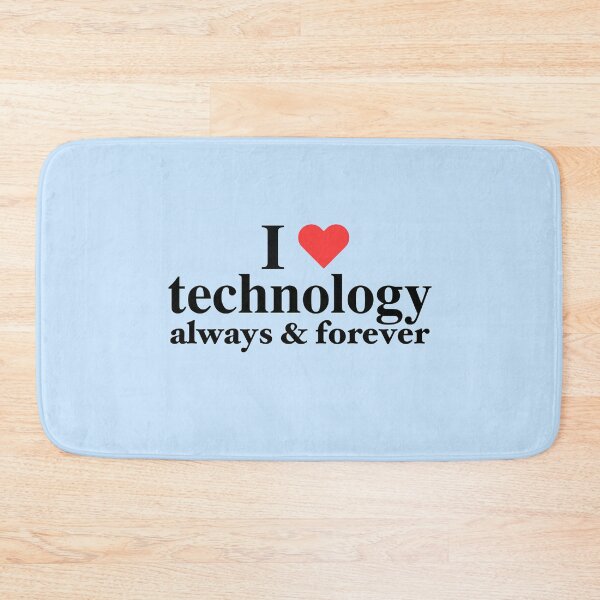 Item preview, I love technology always and forever - 2000's era movie reference designed and sold by blueversion.