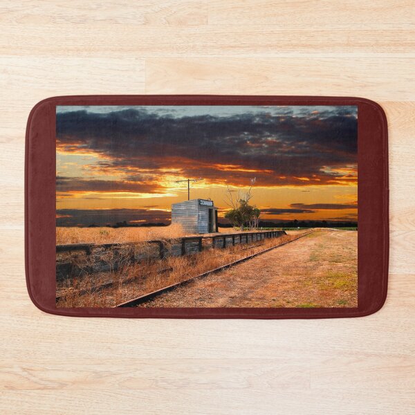 Item preview, Sunset at the Coonawarra Rail Station designed and sold by jwwallace.