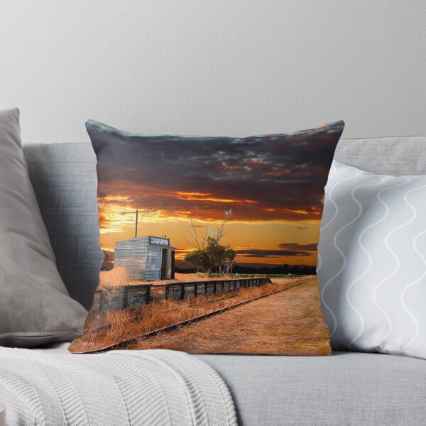 Item preview, Sunset at the Coonawarra Rail Station designed and sold by jwwallace.