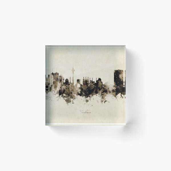 Item preview, Tehran Iran Skyline designed and sold by ArtPrints.