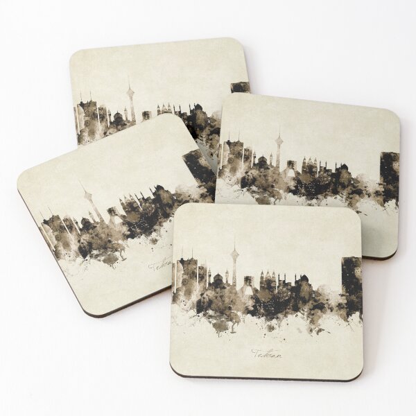 Item preview, Tehran Iran Skyline designed and sold by ArtPrints.