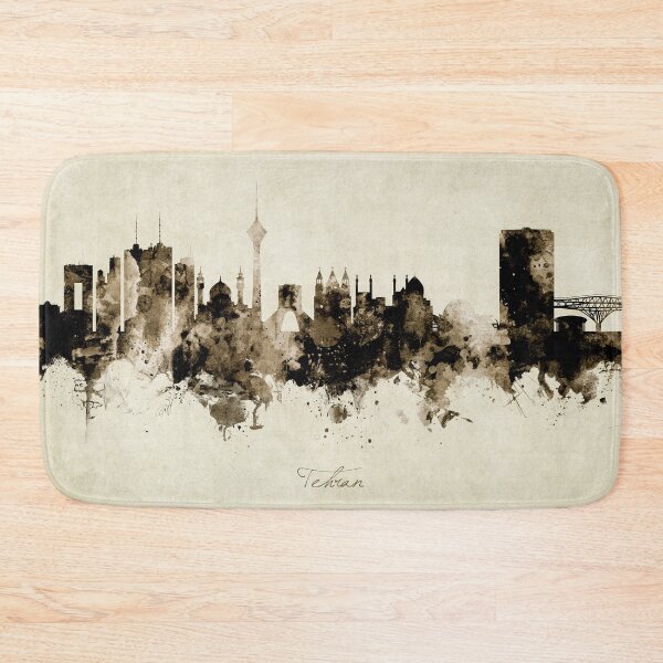 Item preview, Tehran Iran Skyline designed and sold by ArtPrints.