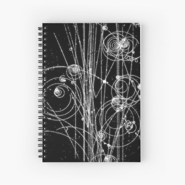 Item preview, Particle tracks (dark) designed and sold by Top Quark Design.