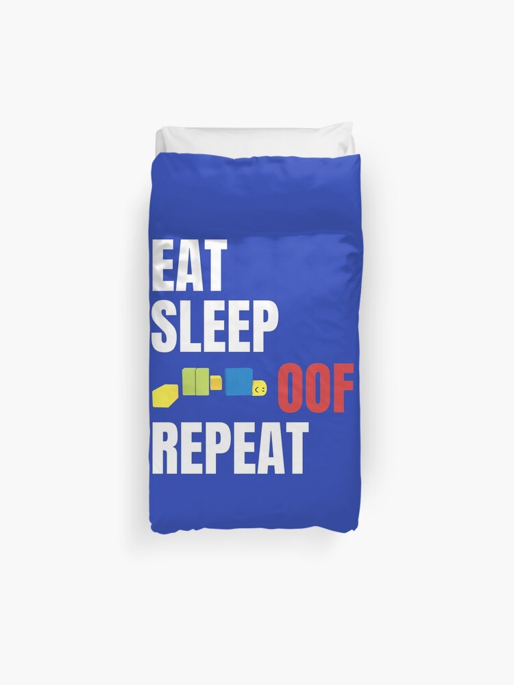 Roblox Oof Gaming Noob Duvet Cover By Smoothnoob Redbubble