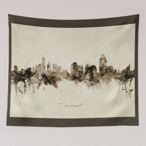 Item preview, Cincinnati Ohio Skyline designed and sold by ArtPrints.