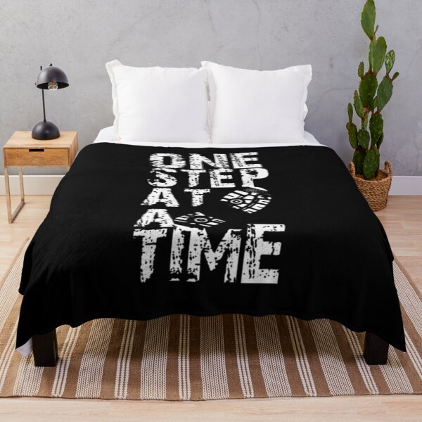 Item preview, One step at a time towards recovery, running design  designed and sold by Optimisticink.