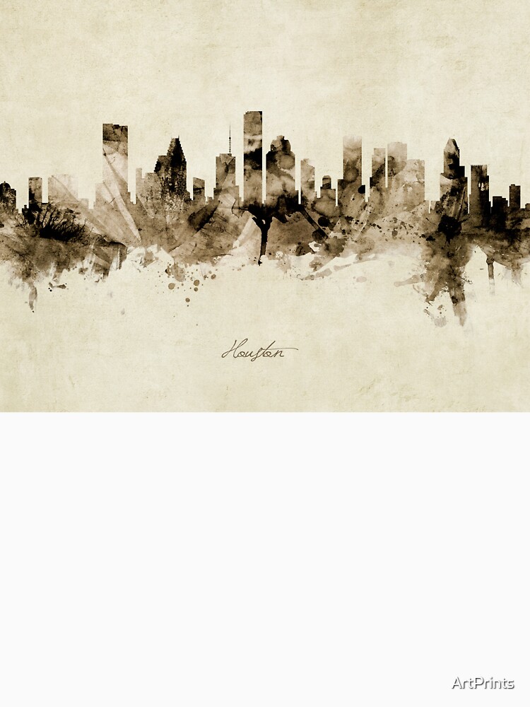 Houston Texas Skyline by ArtPrints