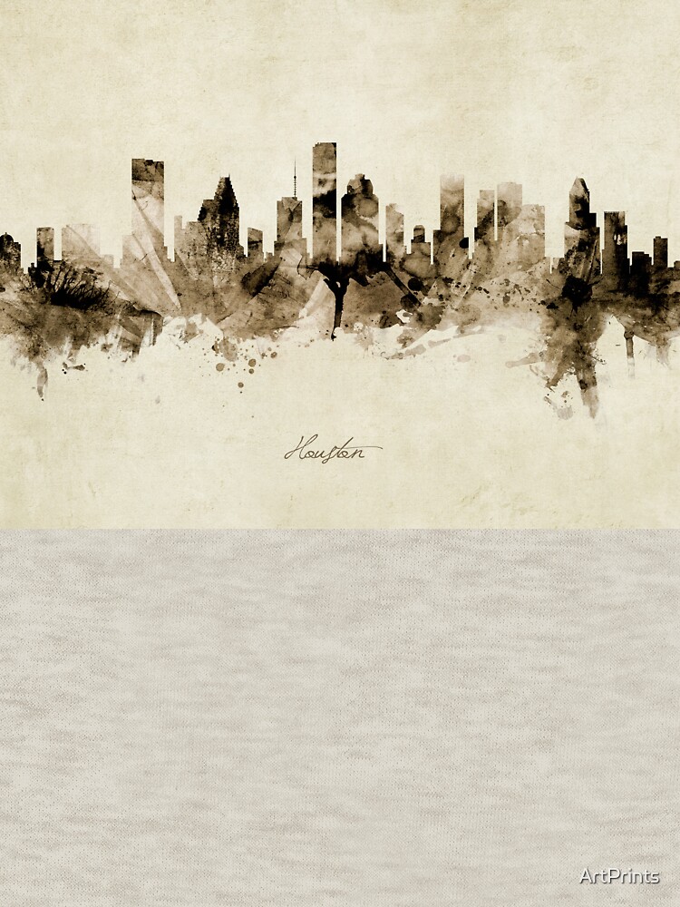 Houston Texas Skyline by ArtPrints