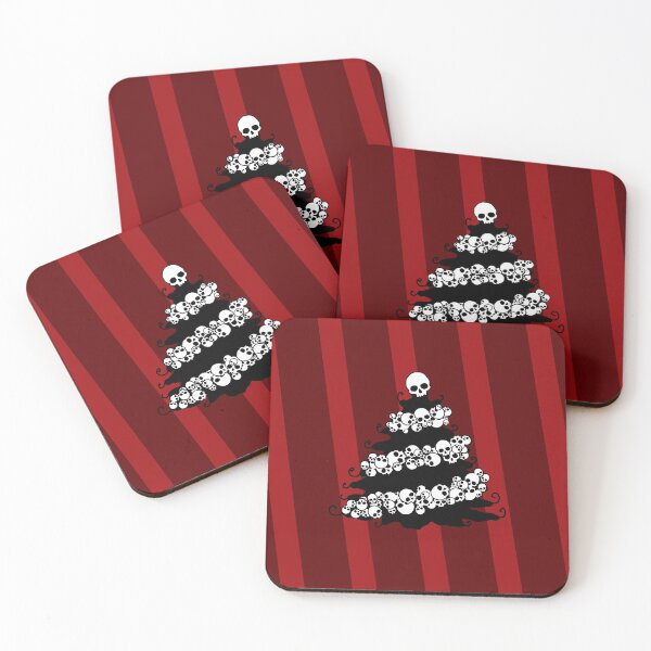 Item preview, Skull Festooned Holiday Tree designed and sold by OpheliaThree.