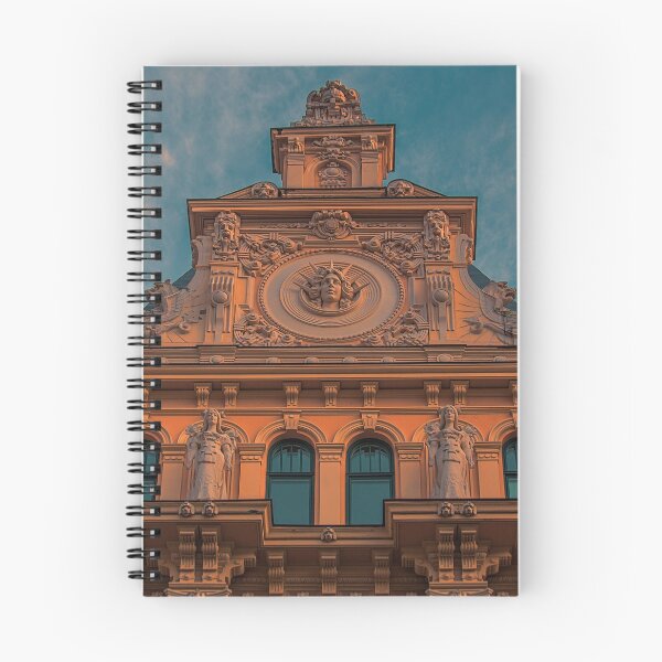 Item preview, Latvia. Riga. Art Nouveau Building. Detail. Sunset. designed and sold by vadim19.