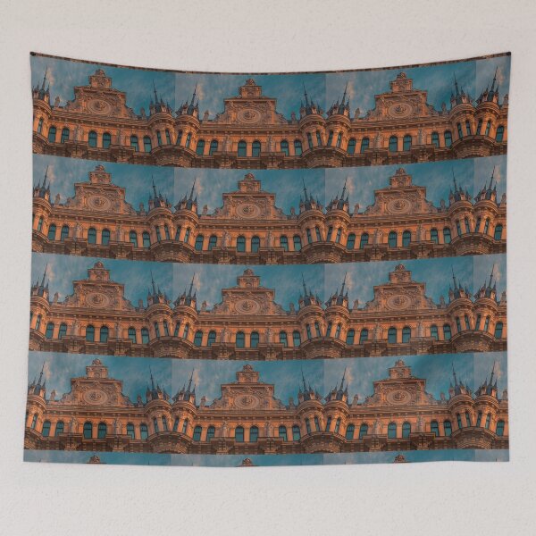 Item preview, Latvia. Riga. Art Nouveau Building. Detail. Sunset. designed and sold by vadim19.