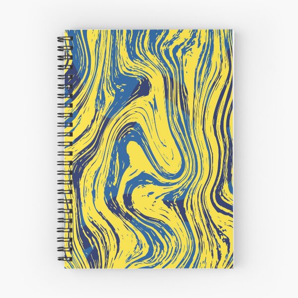 Item preview, Marbled Yellow and Blue	 designed and sold by RoxanneG.